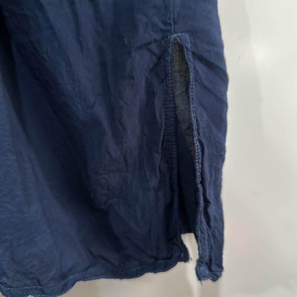 Johnny Was beautiful blue embroidered blouse size M - Picture 9 of 9